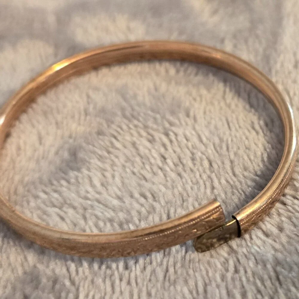 Bangle Bracelet for Little Girl/14k Gold Filled - Picture 2 of 2
